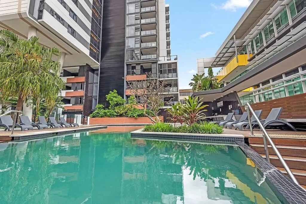 South Bank Sensational! ~ 1Bed,1Bath,1Car,Balcony Apartman Brisbane